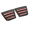 1 Pair Car Side Window Louver ABS Air Vent Scoop Shades Cover Blind Replacement for Dodge Charger 2015‑2022