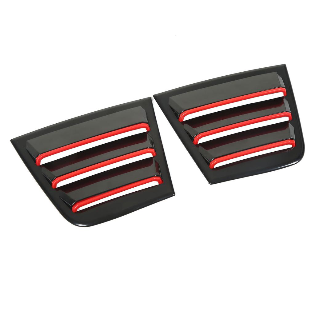 1 Pair Car Side Window Louver ABS Air Vent Scoop Shades Cover Blind Replacement for Dodge Charger 2015‑2022