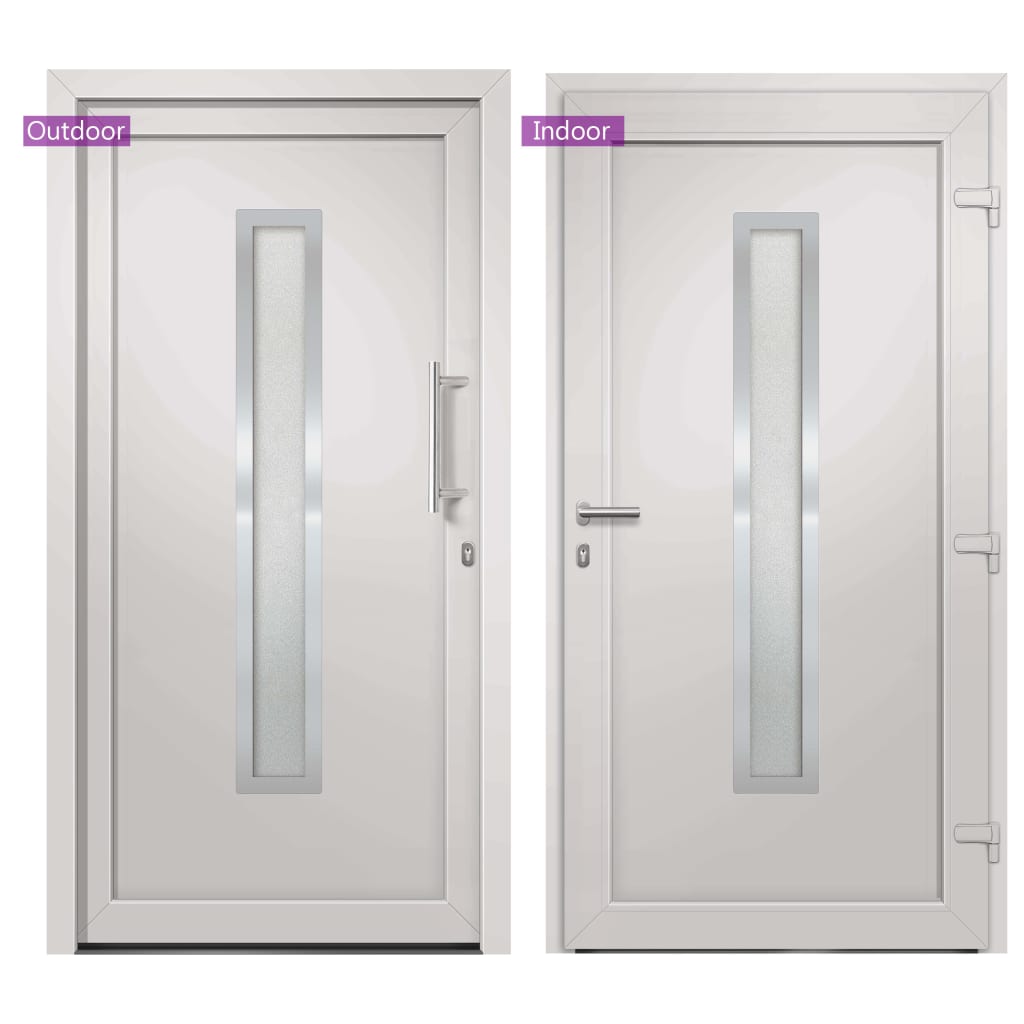 Exterior Door White 108x200 cm