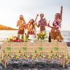3Pcs Hawaiian Luau Tablecloth Tiki Party Tablecloths Tropical Table Cloth Plastic Disposable Rectangle Table Covers for Tiki Bar Tropical Summer