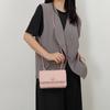 New Leather Niche High-end Classic Diamond Grid Hand-held Chain Shoulder Crossbody Fashionable Versatile Small Square Bag