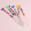 WTEMPO Non-pulling Hair and Non-damaging Hair Braiding Tools Kit Heart Shaped Design Hair Braiding Supplies Beaded Hair Braiding Materials Set