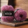 Alpaca Mohair Yarn Hand Woven Sweater Camisole Hat Yarn Ball Handmade DIY Doll Crochet Hook Yarn Ball Handmade Materials