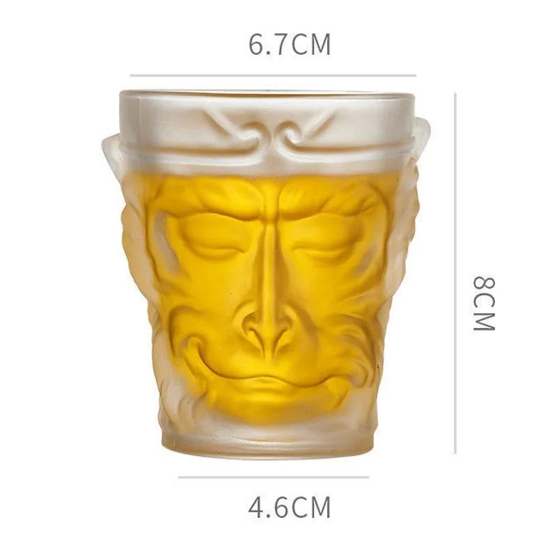 

Black Myth Monkey King Cup Monkey King Tea Cup Delicate Glass Personality Crystal Cup China-Chic Water Cup Qitian Great Sage Mas 101-200ml белый