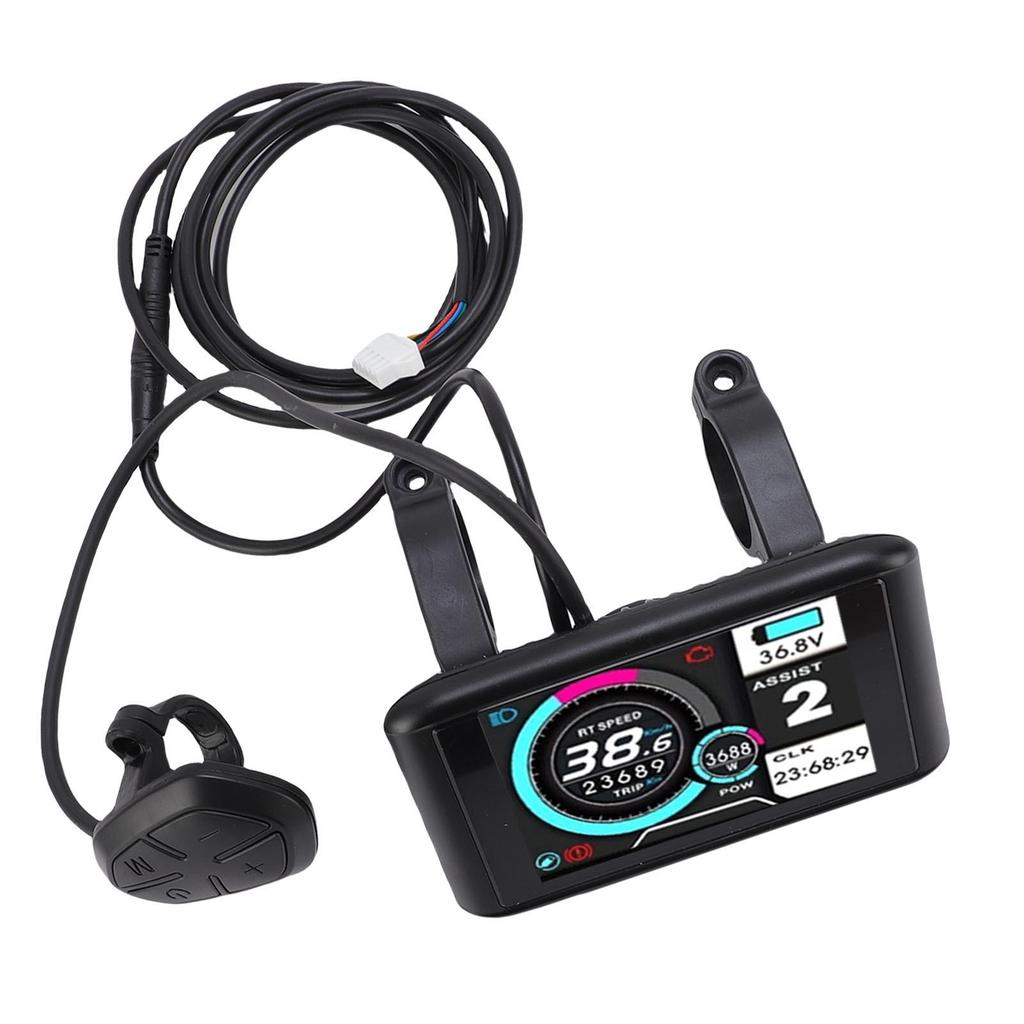 Electric LCD Display Meter UKC1 Water Proof LCD Display Screen Control Panel with SM Cable for Electric Bike Scooter