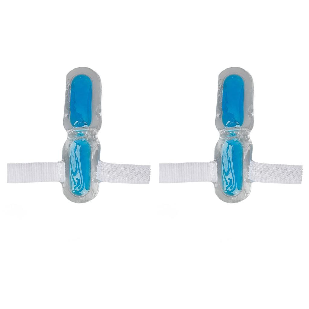 2pcs Cold Compress Finger Pack Hot Cold Hook Loop Pack for Broken Finger Arthritis Therapy 6cm