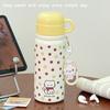 Ins Girls High-value Three-drink Thermos Cup New Cartoon Portable Kitten Stainless Steel Children's Cute Cup