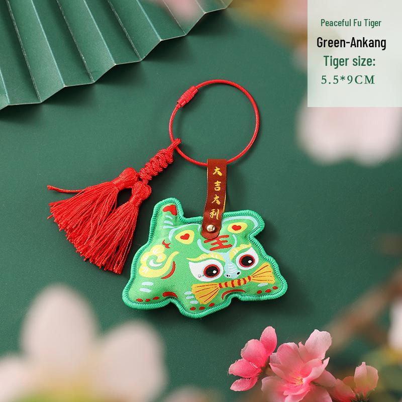 Dragon Boat Festival Tiger Sachet Pendant: Little Tiger Safety Talisman & Five Poisons Souvenir