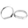 Silver Dashboard Trument Gauge Panel Ring Cover Trim Set Plastic Fit For BMW 3 Series E46 1999 2000 2001 2002 2003 2004 2005