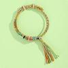 Dragon Boat Festival Tassel Pendant: Five-Color Pink Zongzi String with Gourd for Peace and Health