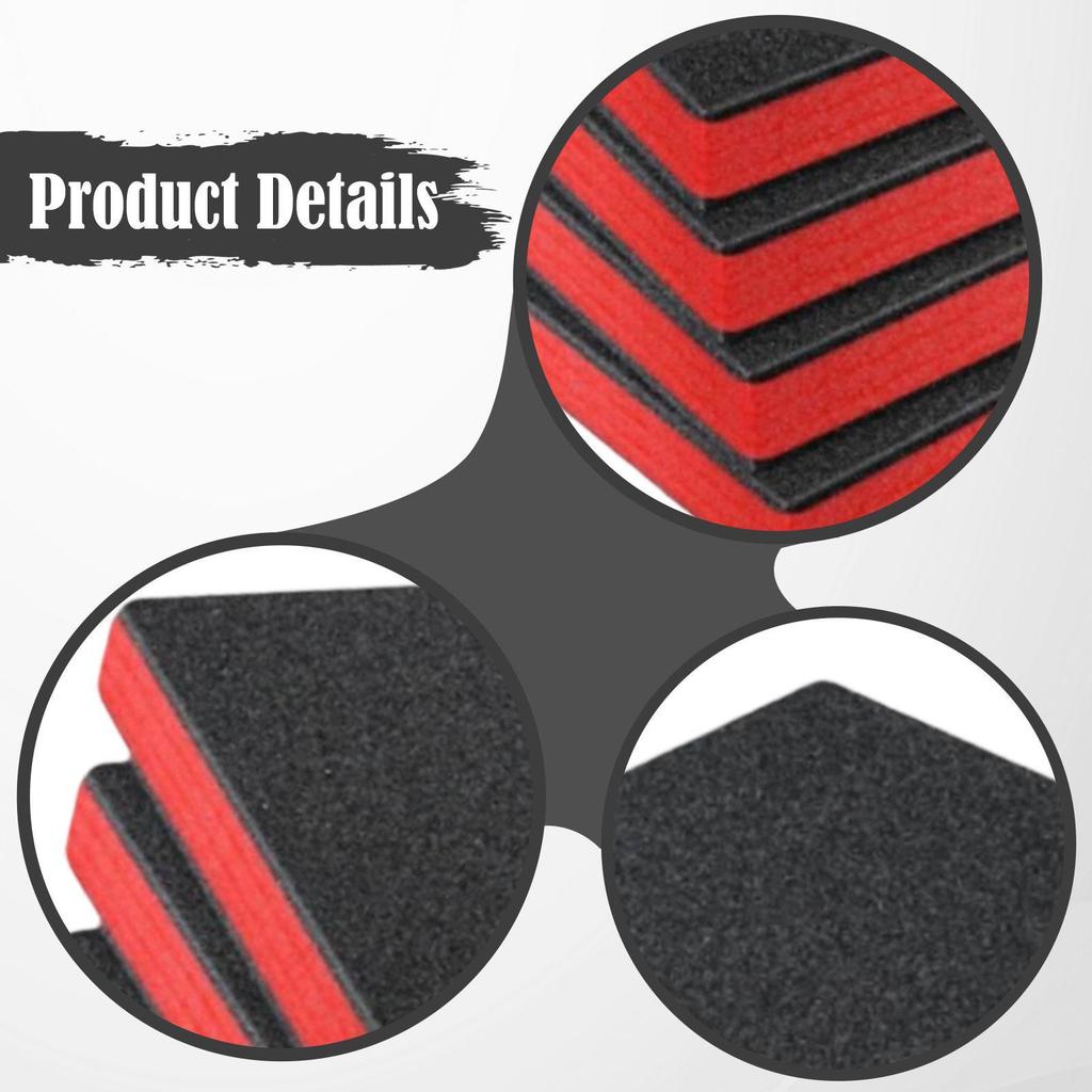 4x Tool Box Foam Inserts Versatile Professional Adults Easy to Use Practical Cuttable Tool Box Liners for Tabletop Miniatures