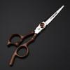 6.0 Inch Snow Sandalwood Handle Nepson Hair Scissors Haircut Flat Scissors Bangs Scissors Thin Scissors Vg10