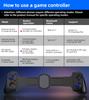 D11 Stretchable Game Controller Hall Trigger Supports Android Phone/Switch/PC/iOS/ Streaming Controller