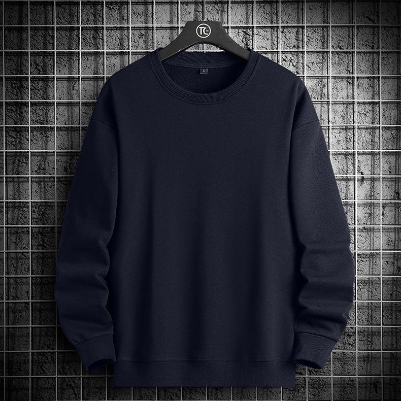 Unisex Cotton Hoodie: Solid Color, Loose Fit, Plus Size, Casual Sports, Long Sleeve, M-8XL