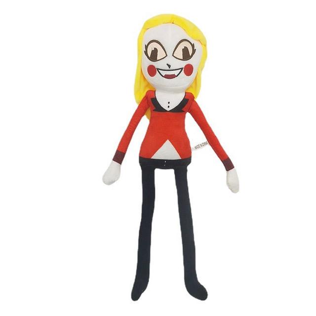 45CM New The Amazing Hazbin Hotel Alastor Anime Cartoon Plush Toys Peripheral Plush Stuffed Doll Christmas Gift Birthday Gift