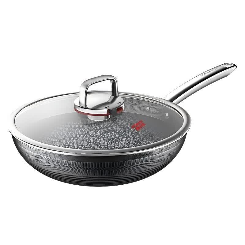 KOBACH 32cm Sixth Gen Double Honeycomb Wok