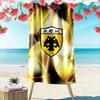 Golden Eagle Emblem Radiance Print Beach Towel, Quick Drying, Suitable for Travel, Outdoor Sports, Jogging, the Beach and Swimming, Gift