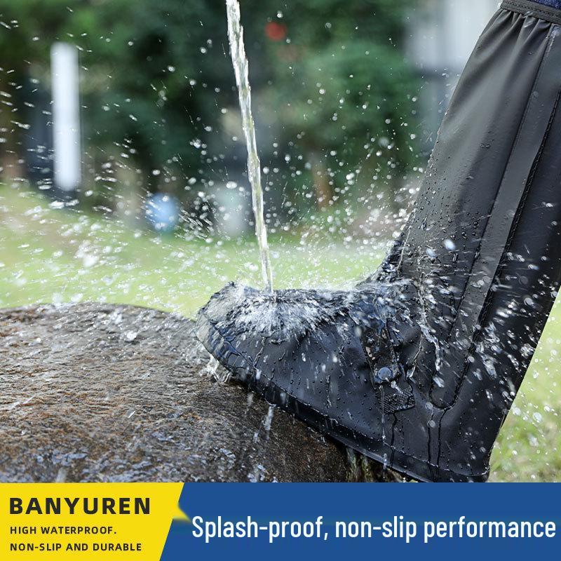 Hohe Wasserdichte Rutschfeste Überschuhe: Langlebig, sanddicht und schneesicher für den Außenbereich für Männer und Frauen