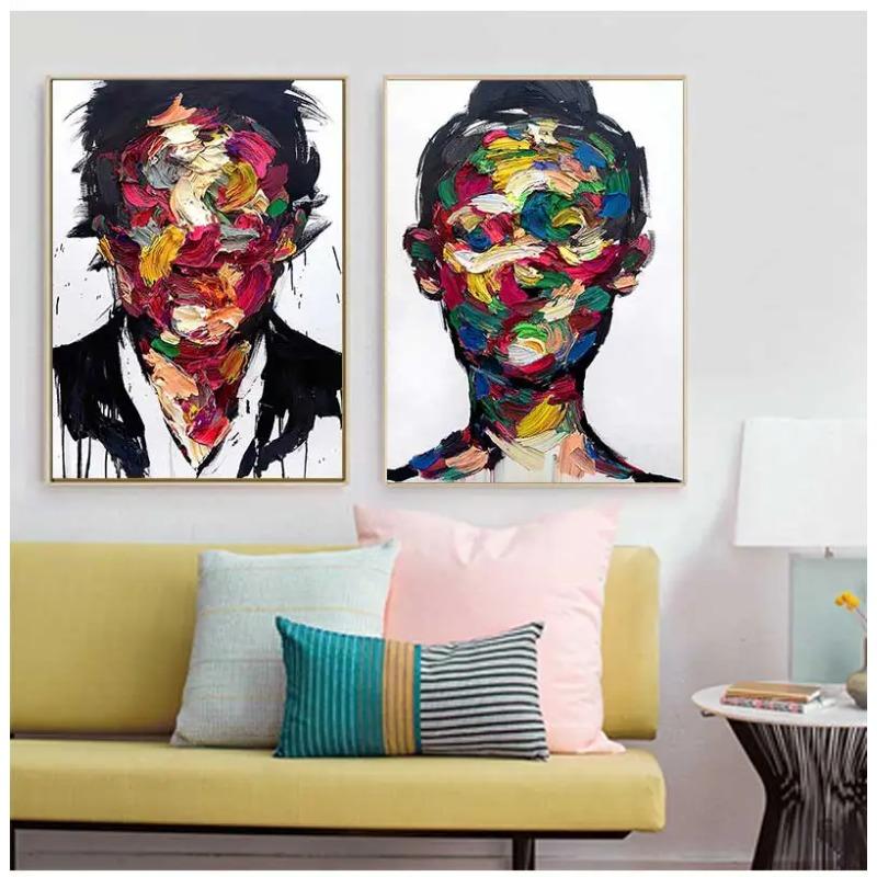 for Living room Home Decor no frame Wall Art Pictures Colorful Charming Girl Canvas Painting Prints Decoration