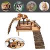 Hamster Platform Cage Ladder Toy Small Animals Climbing Jumping Boredom Pet Toy