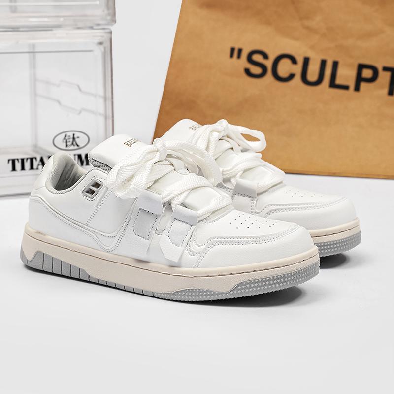 

Нове чоловіче модне баскетбольне взуття, дихаюче спортивне взуття, тенісні кросівки 44 білий