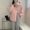 Women's 2022 Winter Korean Argyle Turn-Down Collar Down Jacket - Bright Color Duck Down Coat