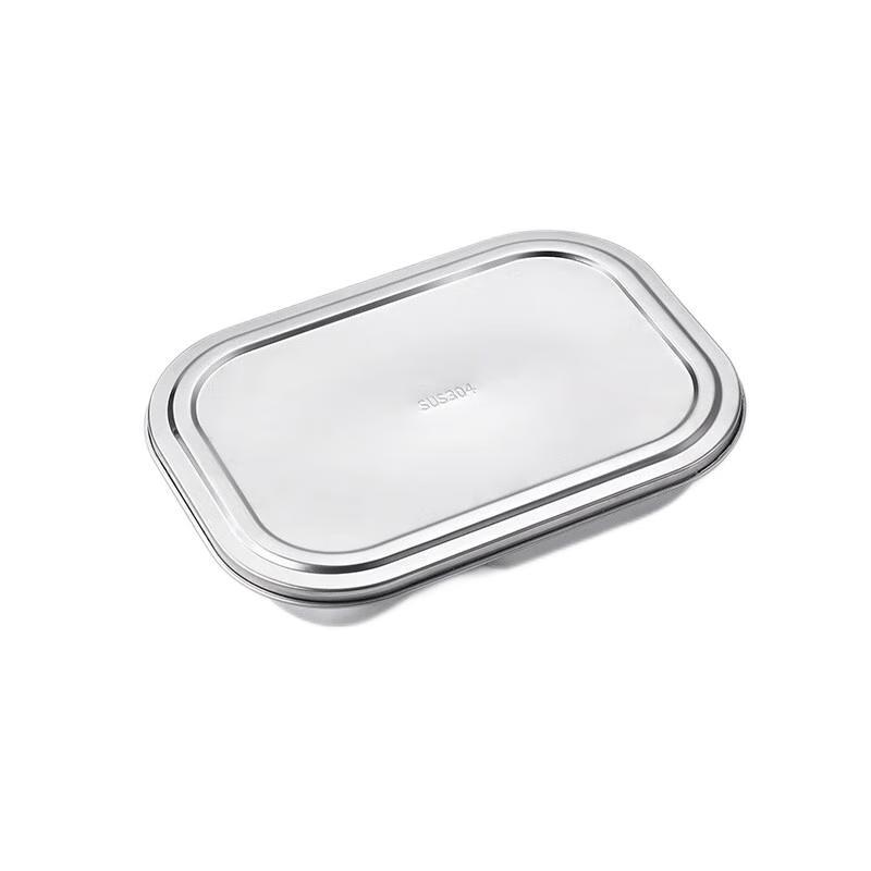 Jiyoushi 316 Stainless Steel 5-Compartment Divided Meal Tray