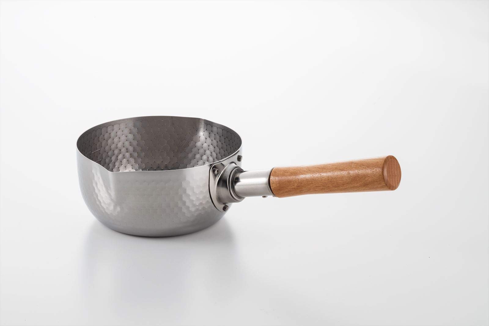 

Maruyama Giken KOURIKKA Stainless Steel Yukihira with Spout and Induction and Gas Stove Made in Pot, 16cm, 1.3L, Graduation, KRY-16, Compatible,