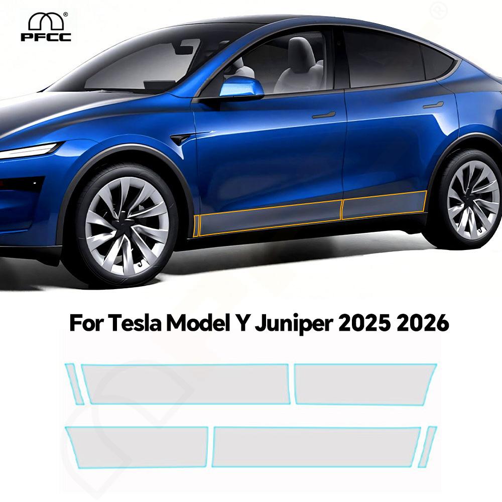 For Tesla Model Y Juniper/Performance 2025 2026 Headlight Rearview Bumper TPU Protection Film Pre-cut Clear PPF Anti-scratch Bra