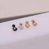 Stylish Stainless Steel Moon Ear Bone Studs for Men & Women - Cross-Border Piercing Jewelry