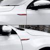 For VW Volkswagen Jetta MK5 Golf 2pcs Car Fender Side Blade Emblem Sticker Auto Decorative Accessories For Volkswagen VW GTI R G