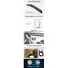 Car Wiper Blade Front Window Windscreen Windshield Wipers Blades Side Pin Auto Accessories For Alfa Romeo 159 23"+18" 2005-2011