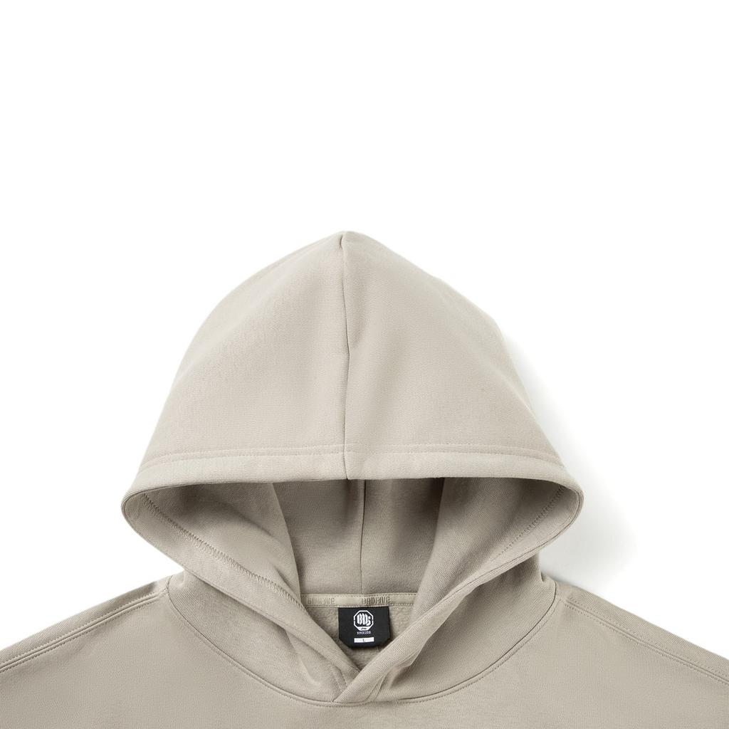 Li Ning BADFIVE Sweatshirts Men's Rugged Brown Gray Hooded Thickened Regular AWDV877-6