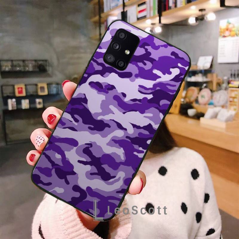 Military Army Camo Camouflage Phone Case For Samsung A50 A51 A71 A20E A20S S10 S20 S21 S30 Plus Ultra 5G M11