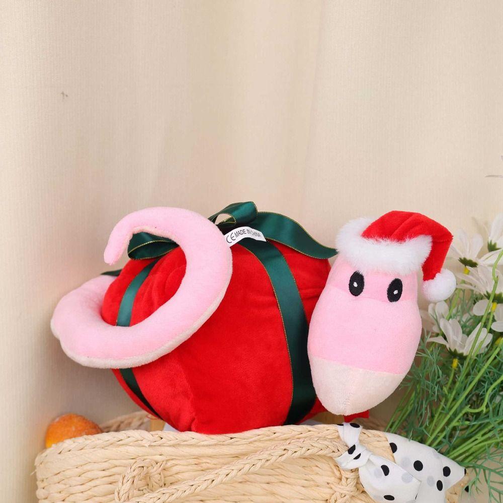 Simulation Christmas Snake Doll Fluffy Snake Plush Toy  Birthday Gift
