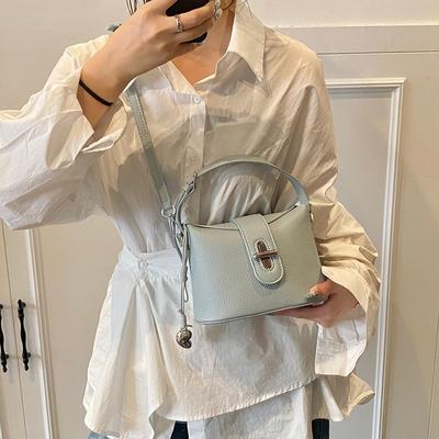 Nische Textur Tasche Damen neue Handtragehandtasche modisch schlicht lässig Achseltasche einzelne Schulter Umhängetasche