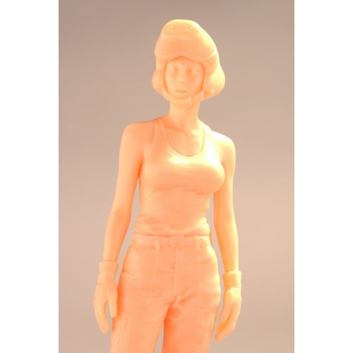 Brick Works Maschinen Krieger Heavy Metal Cover Version Female Pilot 1/20 Scale Resin Cast Assembly Kit