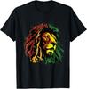 Brand New Limited Edition Jamaican Lion Jamaica Rasta Flag Lion of Judah Reggae Music T-Shirt