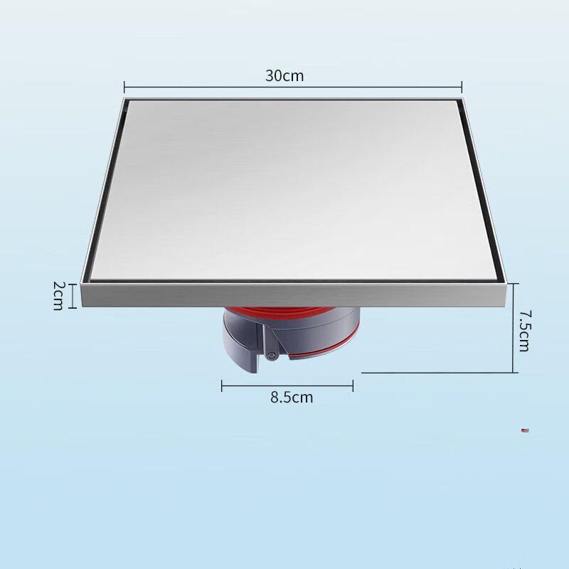 CHENDU Скрытый прямоугольный напольный трап для ванной комнаты