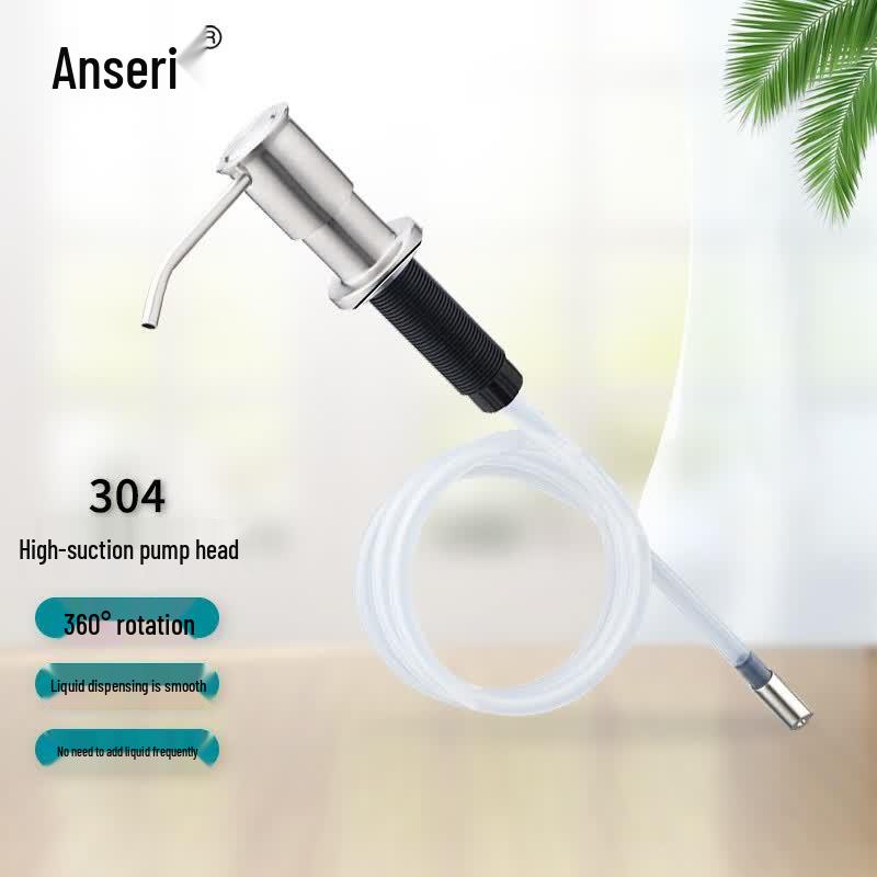 Stainless Steel Soap Dispenser Pump Head