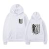Attack on Titan Survey Corps Men's Hoodies Boys Harajuku Girls Pullover Fancy Music Gift Loose Comfortable Sweatshirt