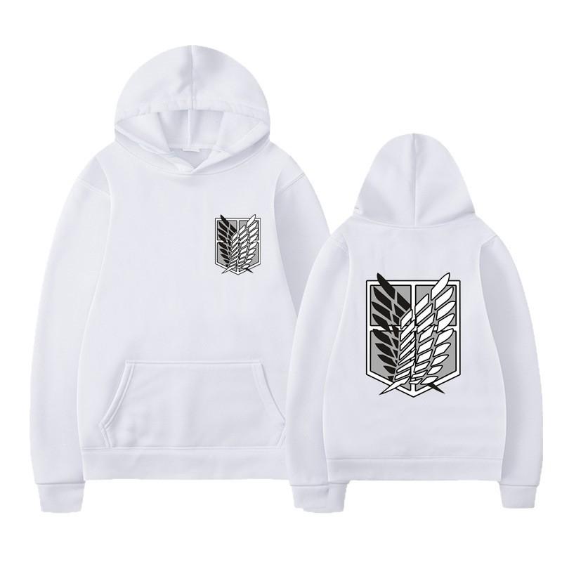 Attack on Titan Survey Corps Men's Hoodies Boys Harajuku Girls Pullover Fancy Music Gift Loose Comfortable Sweatshirt