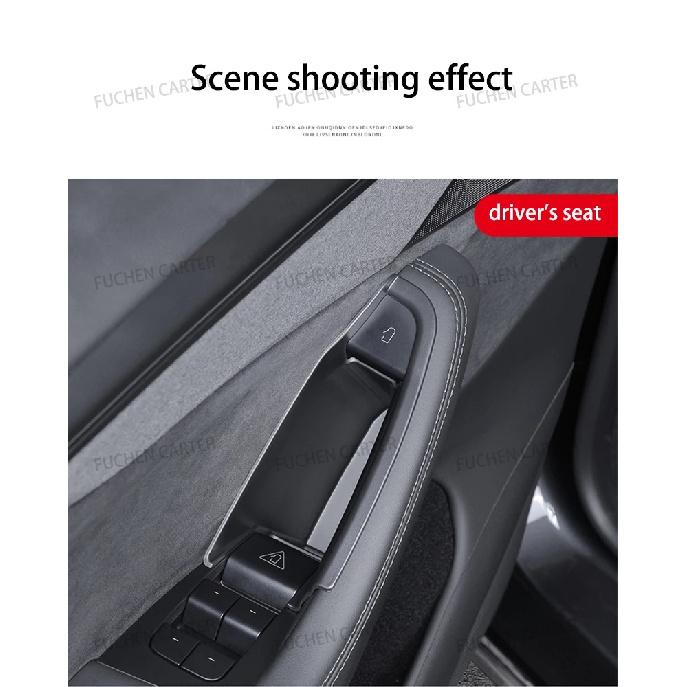 For Tesla Model Y Juniper 2025 Model 3+ Highland Car Door Handle Storage Box Inner Handle All-inclusive Organizer Container Tray