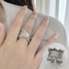Meier Matte Frosted Wide Band Ring - Women's Fashionable and Versatile Open Ring