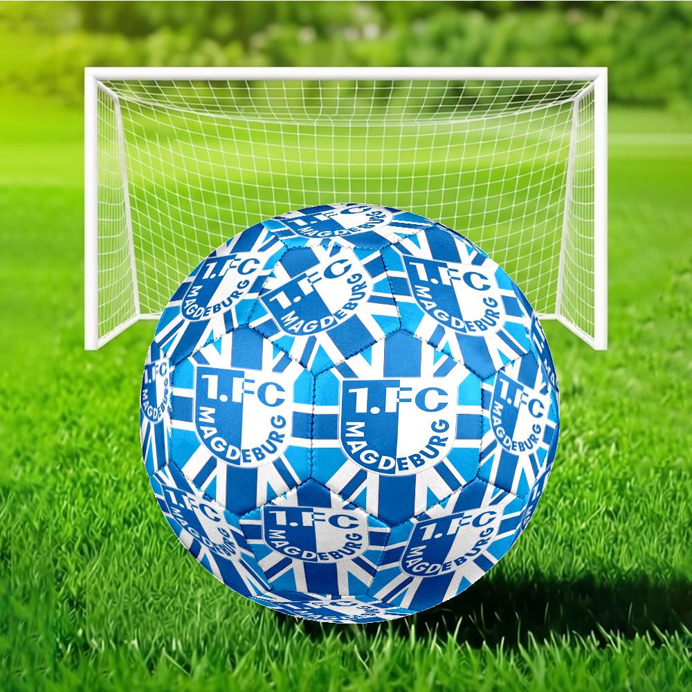 Magdeburg Flames Soccer Ball Size 5 Soccer Ball, Machine-stitched, Soft and Comfortable, Suitable for Training and Matches Fan Gift