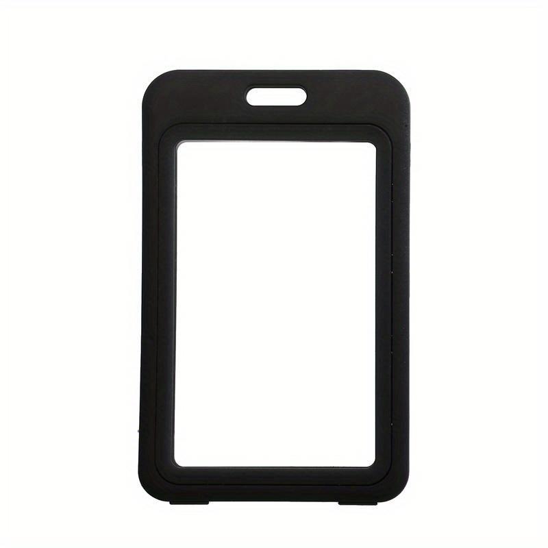 

Прозорий тримач для бейджа, обкладинка для ID-картки працівника офісу, пропуск, чохол-рукав для робочої картки з ланцюжком чорний