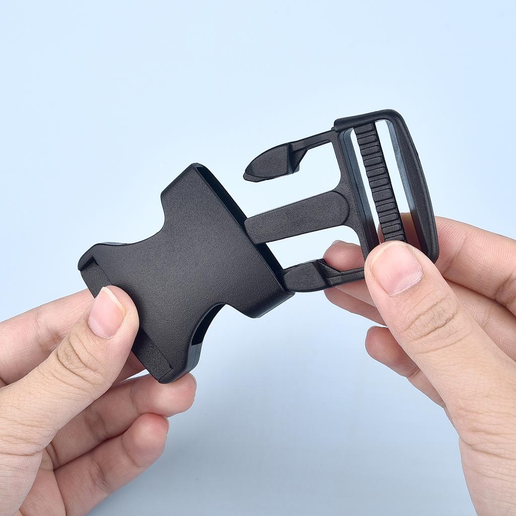 5pcs Plastic Quick Side Release Buckles Clasps Clips Dual Adjustable Security Double Lock Buckle Strap Dog Collar 15/20/25/32mm