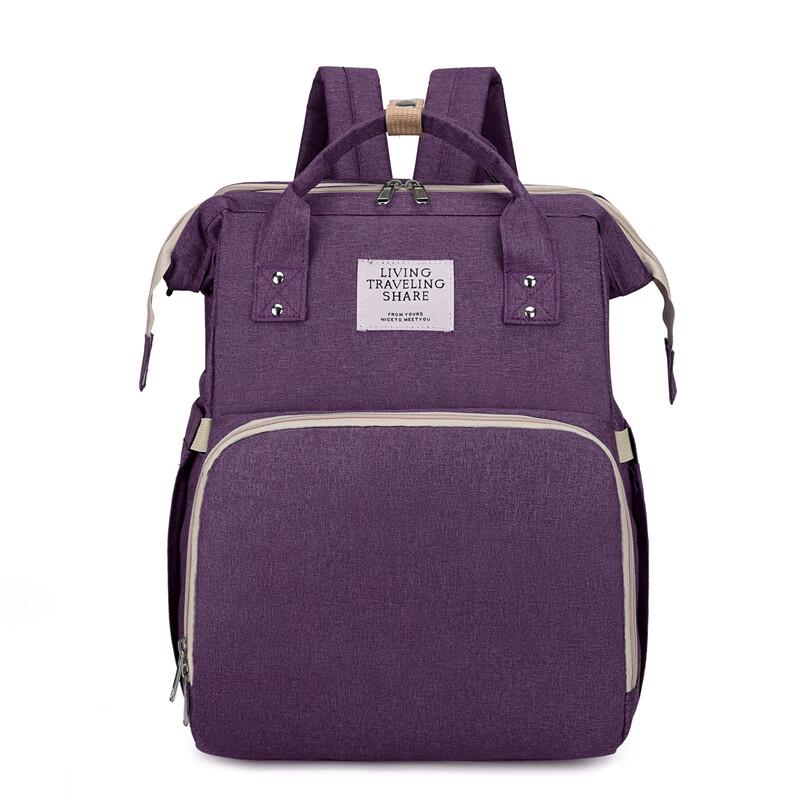 Lishen Portable 2-in-1 Foldable Baby Crib and Diaper Bag