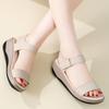 Women Summer Elevator Platform Sandals Outdoor Dressy Open Toe Casual Girls Big Size Thick Sole Black Grey Sandals