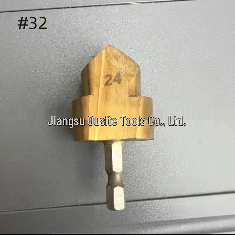 Hex Shank PPR Step Drill Bit for Water Pipes - 20/25/32mm Multi-Layer Blind Head Expansion Drill for Electricians